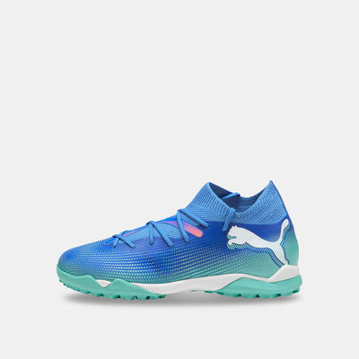 PUMA Kids' FUTURE 7 MATCH Turf Ground Football Shoes White