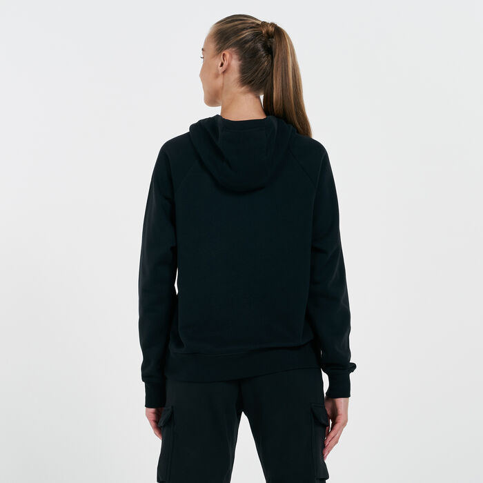 Nike Women's Sportswear Swoosh Hoodie Black Nike Women's Sportswear Swoosh Hoodie Black image number 1