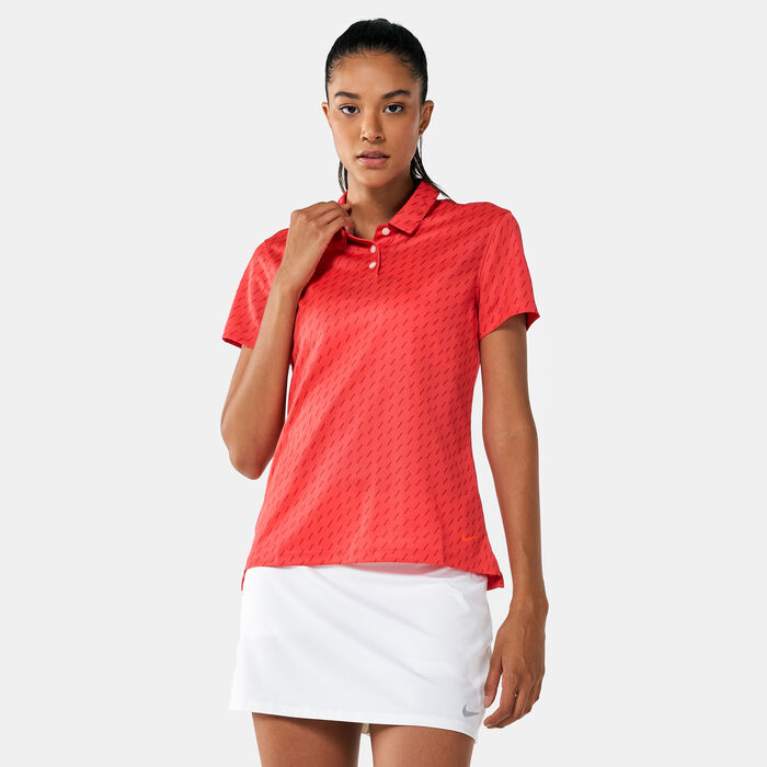 Nike Golf Women's Dri-FIT Victory Golf Polo Shirt Red Nike Golf Women's Dri-FIT Victory Golf Polo Shirt Red image number 0