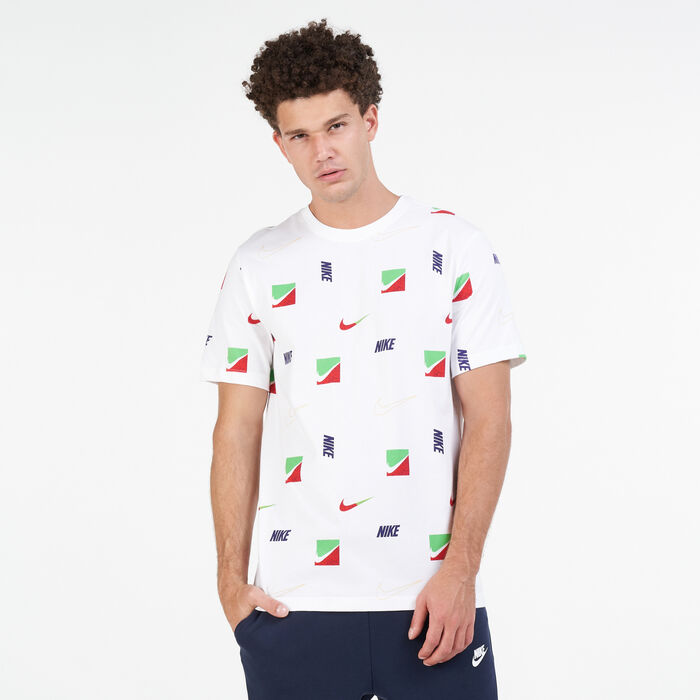 Nike Men's Sportswear Brandriff T-Shirt Grey Nike Men's Sportswear Brandriff T-Shirt Grey image number 0
