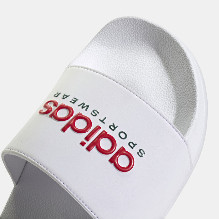 adidas Men's Adilette Shower Slides White image number 4