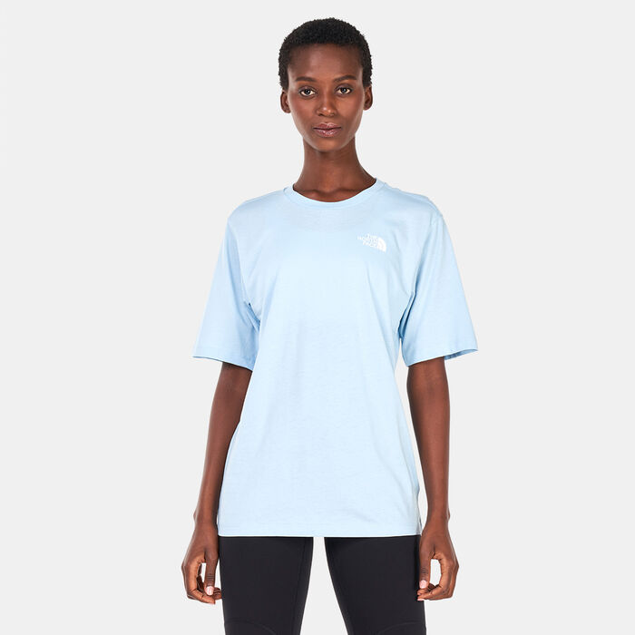 The North Face Women's Bf Simple Dome T-Shirt Blue The North Face Women's Bf Simple Dome T-Shirt Blue image number 0