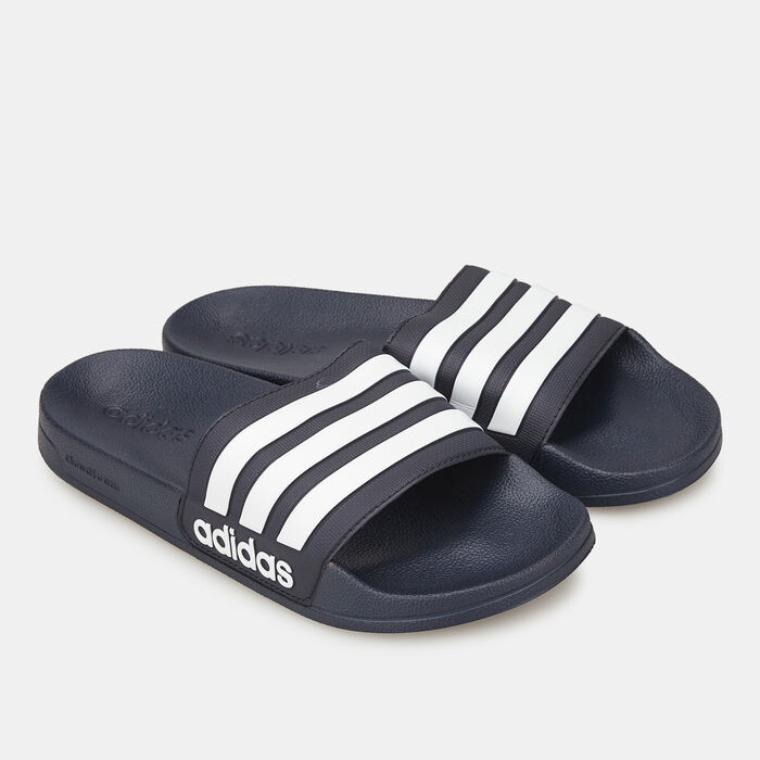 adidas Men's Adilette Shower Slides Blue adidas Men's Adilette Shower Slides Blue image number 0