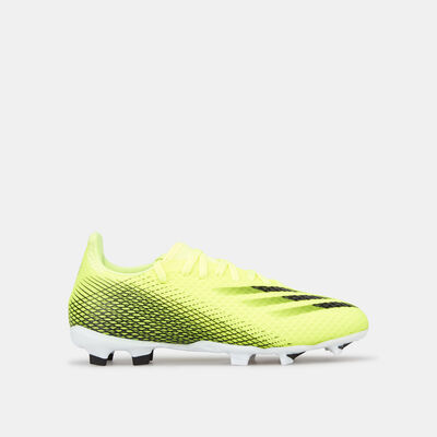adidas Kids' X Ghosted.3 Firm Ground Football Shoe (Older Kids) yellow