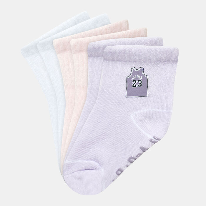 Jordan Kids' Jordan Icon Patches Socks (3 Pairs) Pink Jordan Kids' Jordan Icon Patches Socks (3 Pairs) Pink image number 0