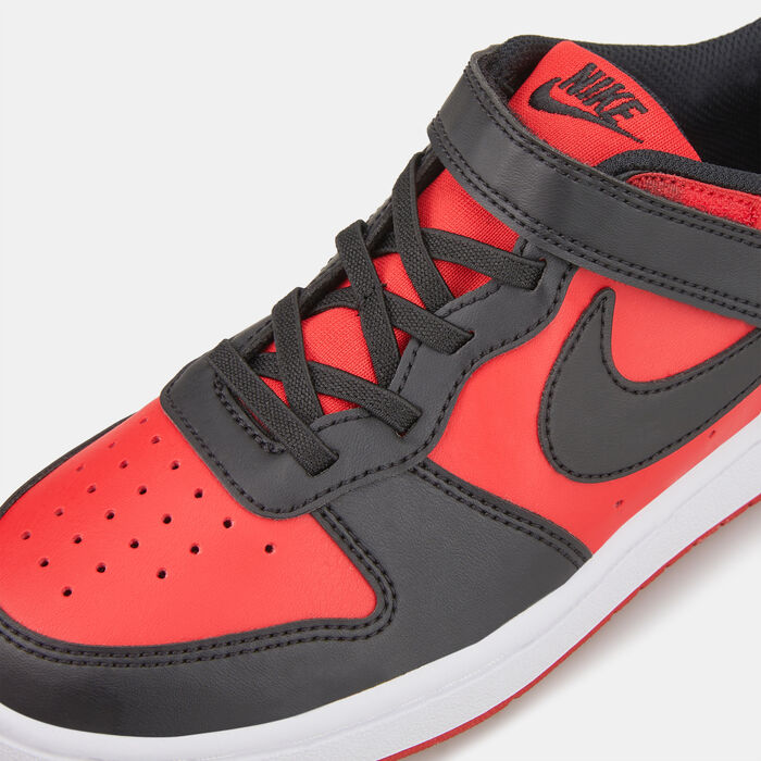 Nike Kids' Court Borough Low Recraft Shoes (Younger Kids) Red Nike Kids' Court Borough Low Recraft Shoes (Younger Kids) Red image number 4