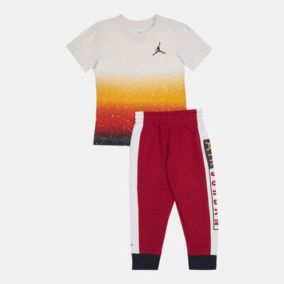 Jordan Kids' Paprika T-Shirt and Pants Set (Baby and Toddler) Red