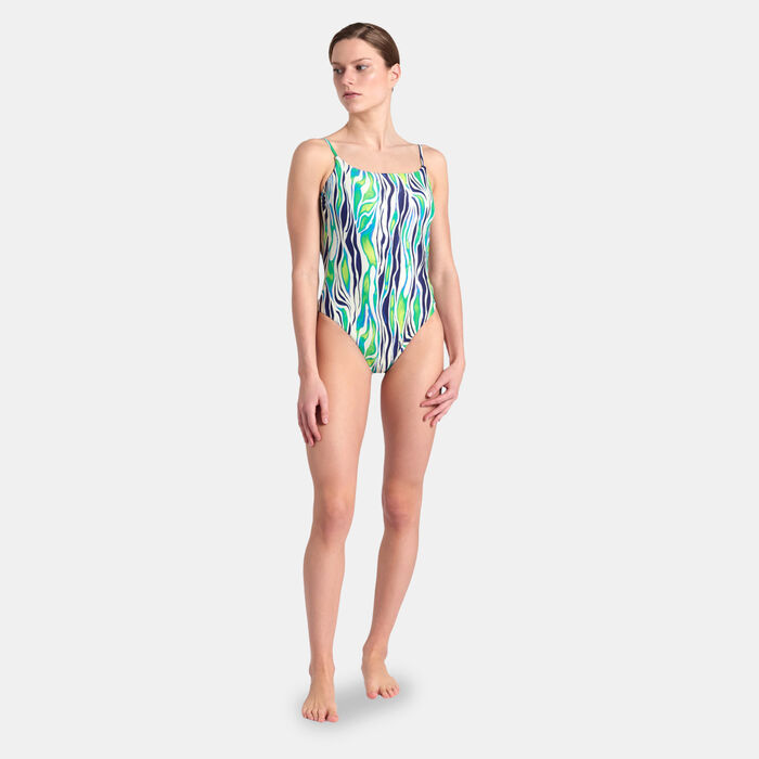 Arena Women's Printed One-Piece Swimsuit Multi image number 2