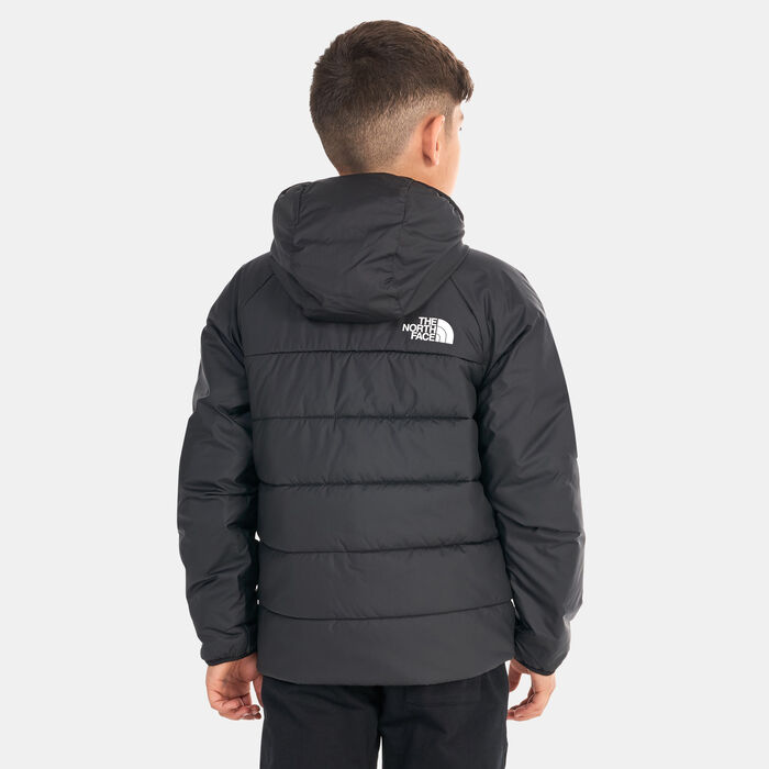 The North Face Kids' Reversible Perrito Hooded Jacket Black The North Face Kids' Reversible Perrito Hooded Jacket Black image number 1