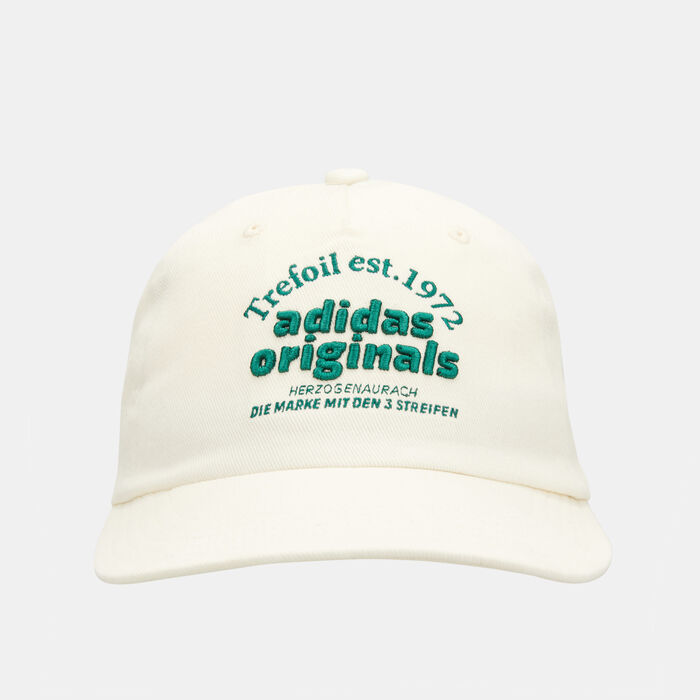 adidas Originals Low Curve Logo Cap White adidas Originals Low Curve Logo Cap White image number 0