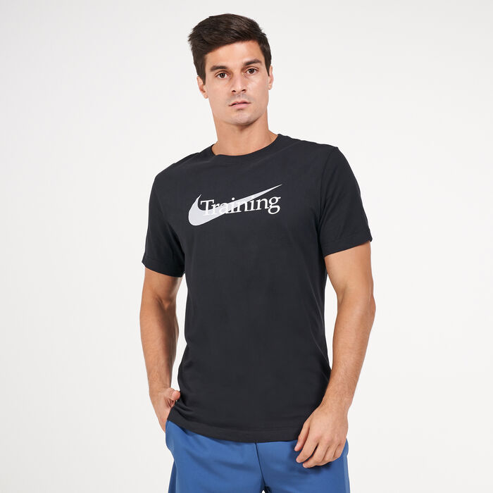 Nike Men's Dri-FIT Training T-Shirt Black Nike Men's Dri-FIT Training T-Shirt Black image number 0