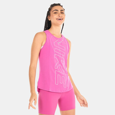 Nike Women's Dri-FIT One Luxe Tank Top Pink
