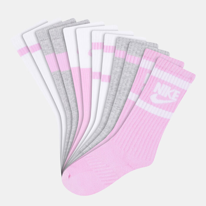 Nike Kids' Everyday Cushioned Crew Socks - 6 Pack (Older Kids) Pink image number 0