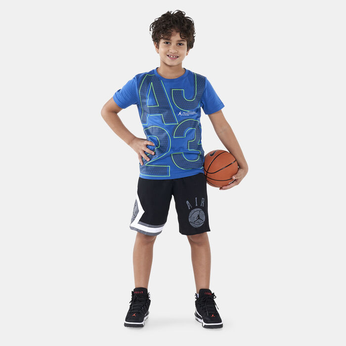 Jordan Kids' All Around Game T-Shirt Blue Jordan Kids' All Around Game T-Shirt Blue image number 2