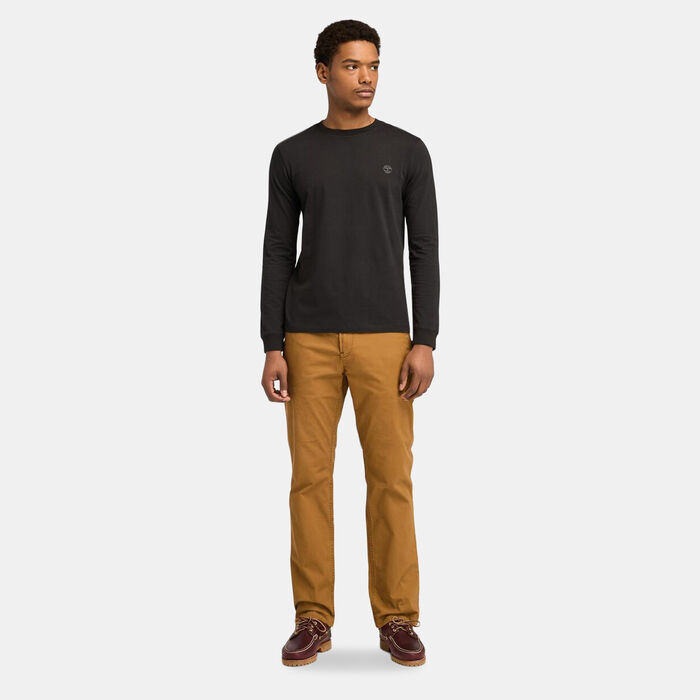 Timberland Men's Dunstan River Long Sleeve T-Shirt Black Timberland Men's Dunstan River Long Sleeve T-Shirt Black image number 2