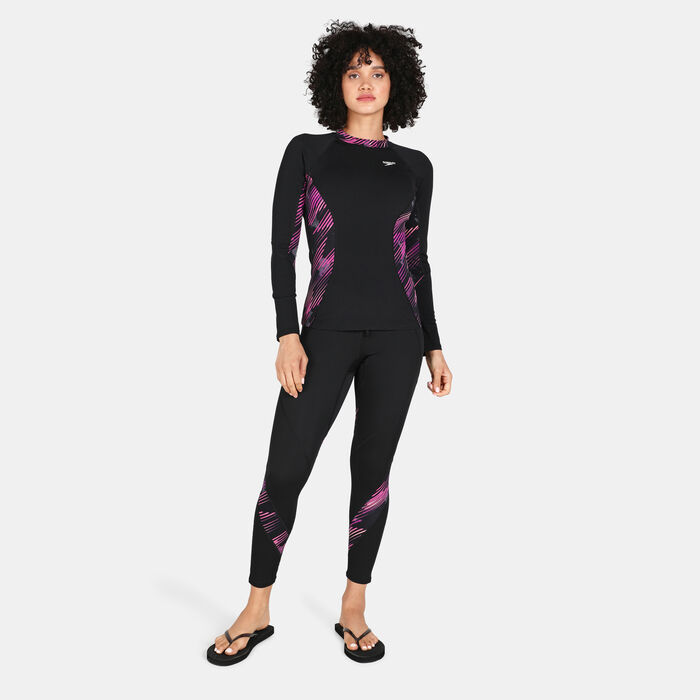 Speedo Women's Sports Leggings Black image number 2