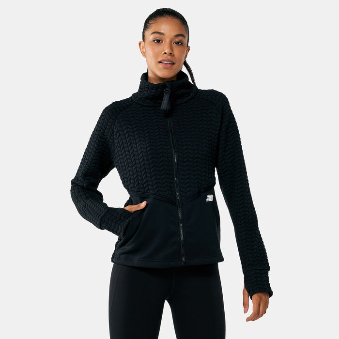 New Balance Women's Heatloft Athletic Jacket Black New Balance Women's Heatloft Athletic Jacket Black image number 0
