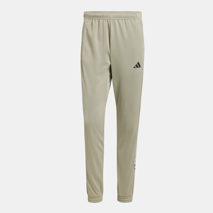 adidas Men's Train Essentials Camo Training Joggers Green adidas Men's Train Essentials Camo Training Joggers Green image number 0