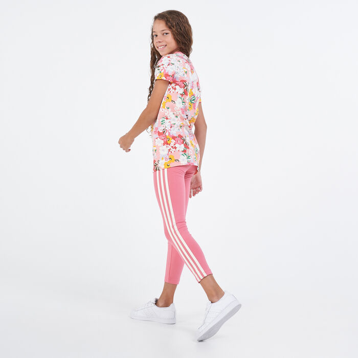 adidas Originals Kids' HER Studio London Floral Dress Set (Younger Kids) Pink adidas Originals Kids' HER Studio London Floral Dress Set (Younger Kids) Pink image number 1