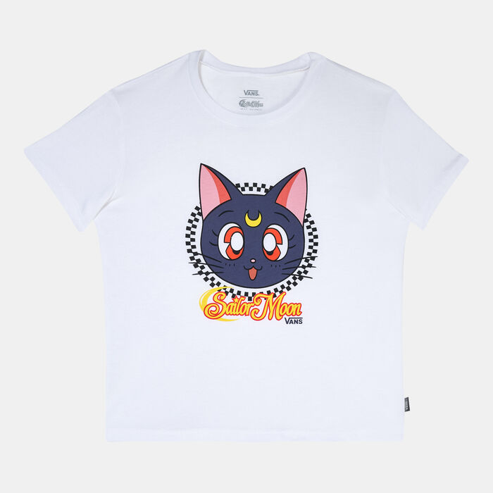 Vans Kids' x Pretty Guardian Sailor Moon Crew T-Shirt (Older Kids) White image number 0
