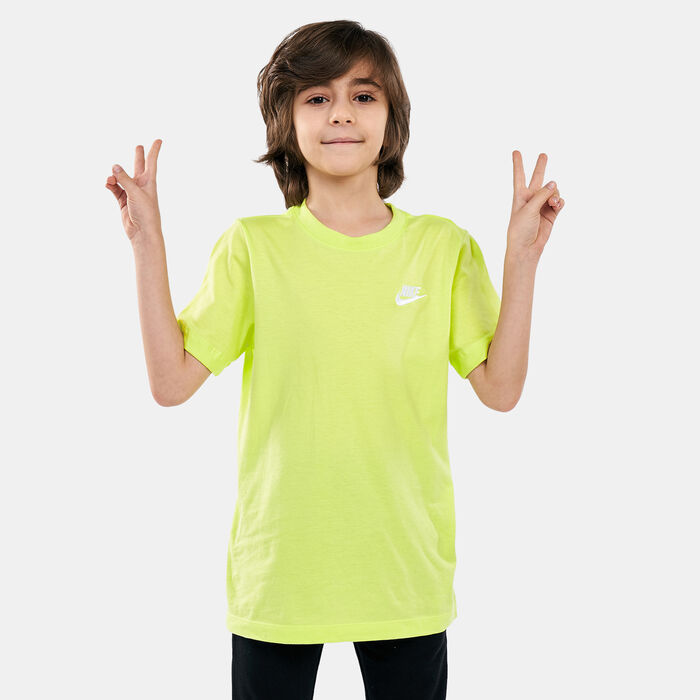 Nike Kids' Sportswear T-Shirt (Older Kids) yellow Nike Kids' Sportswear T-Shirt (Older Kids) yellow image number 0