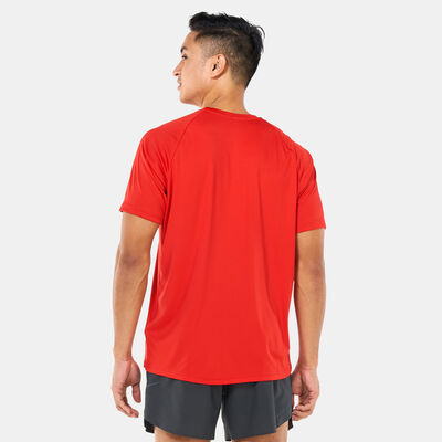Nike Swim Men's Hydroguard Swimming Top Red