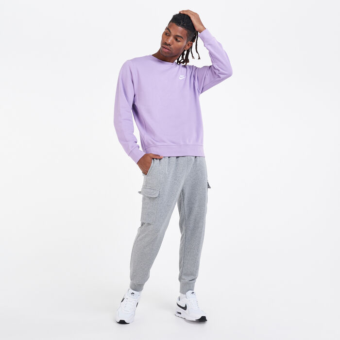 Nike Men's Sportswear Club French Terry Cargo Pants Grey Nike Men's Sportswear Club French Terry Cargo Pants Grey image number 2