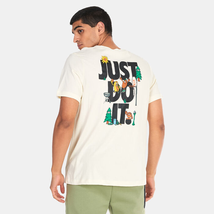 Nike Men's Dri-FIT Just Do It Basketball T-Shirt Ivory Nike Men's Dri-FIT Just Do It Basketball T-Shirt Ivory image number 1