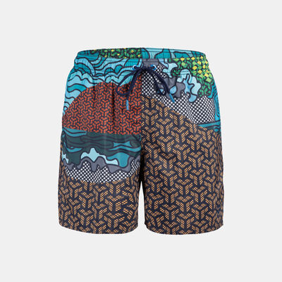 Arena Men's Printed Beach Boxers Blue