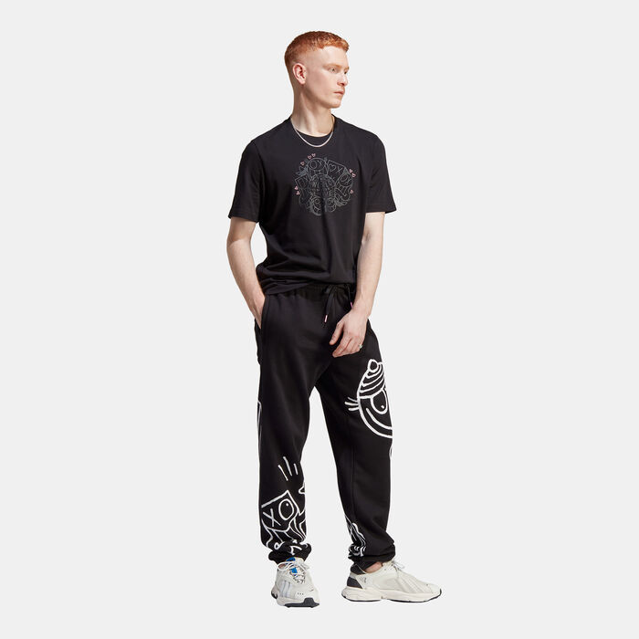 adidas Originals Men's x André Saraiva T-Shirt Black adidas Originals Men's x André Saraiva T-Shirt Black image number 2