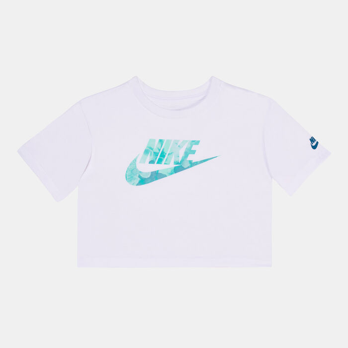 Nike Kids' Sci-Dye Boxy T-Shirt (Younger Kids) White Nike Kids' Sci-Dye Boxy T-Shirt (Younger Kids) White image number 0