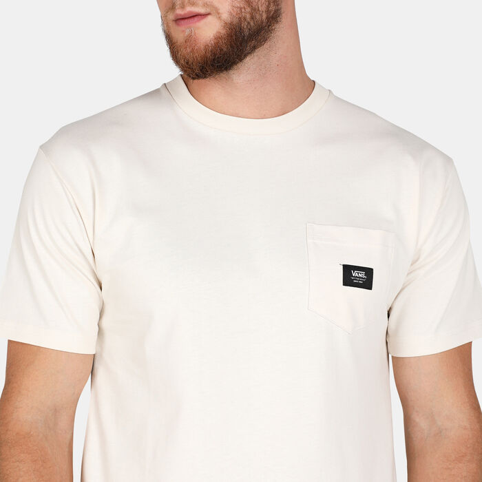 Vans Men's Woven Patch Pocket T-Shirt White Vans Men's Woven Patch Pocket T-Shirt White image number 3