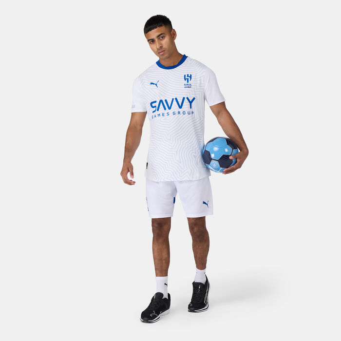 PUMA Men's Al Hilal 24/25 Replica Football Shorts White PUMA Men's Al Hilal 24/25 Replica Football Shorts White image number 2