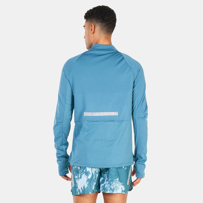 Nike Men's Therma-FIT Run Division 1/2-Zip Running Top Green Nike Men's Therma-FIT Run Division 1/2-Zip Running Top Green image number 1