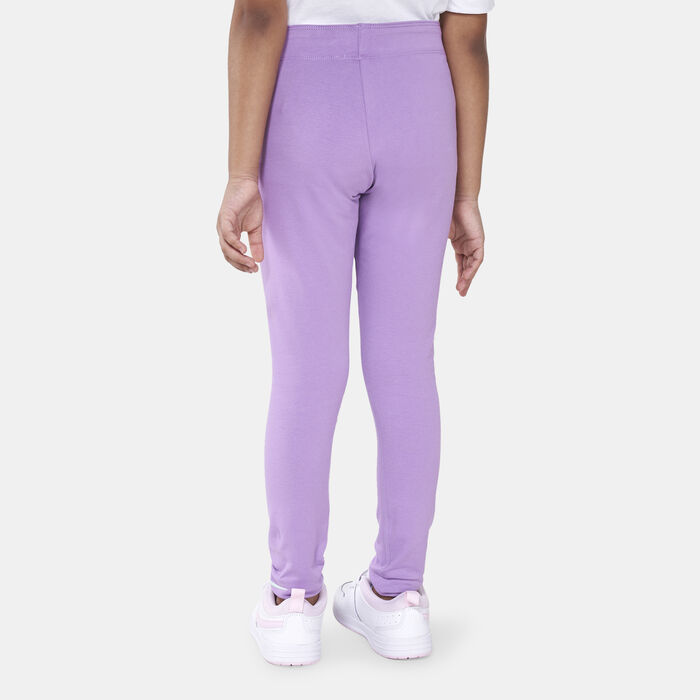 Nike Kids' Sportswear Favourites Swoosh Leggings Purple image number 1