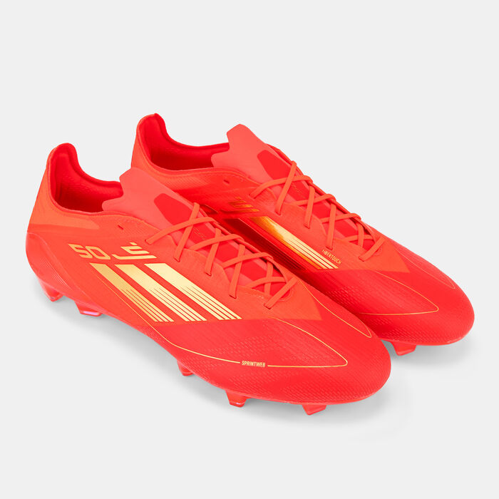 adidas Men's F50 Elite Mo Salah Firm Ground Football Shoes Red image number 1