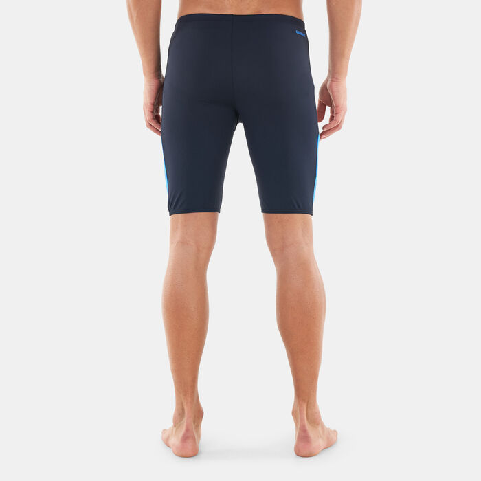 Speedo Men's Boom Logo Splice Jammer Shorts Blue Speedo Men's Boom Logo Splice Jammer Shorts Blue image number 1