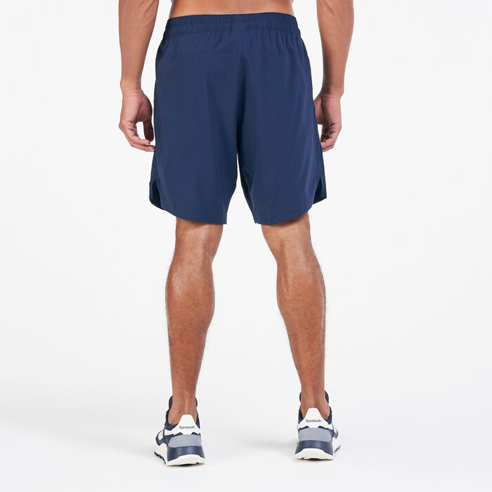 Reebok Men's Workout Ready Graphic Shorts Blue Reebok Men's Workout Ready Graphic Shorts Blue image number 1