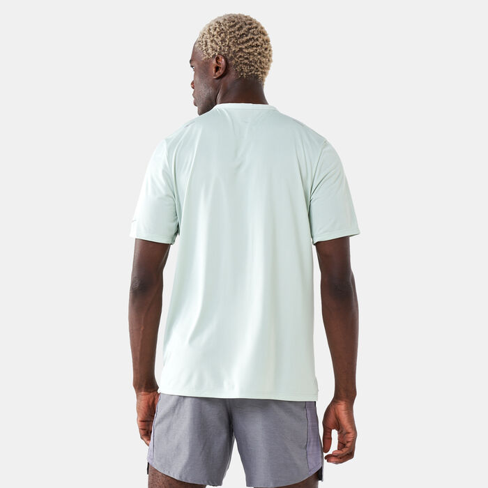Nike Men's Dri-FIT Run Division Rise 365 T-Shirt Green Nike Men's Dri-FIT Run Division Rise 365 T-Shirt Green image number 1