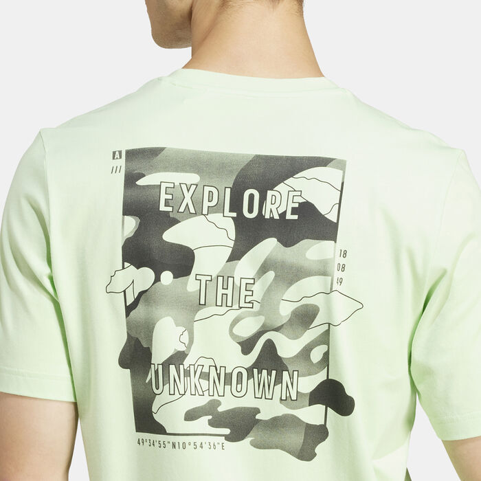 adidas Men's City Escape Graphic T-Shirt Green adidas Men's City Escape Graphic T-Shirt Green image number 2