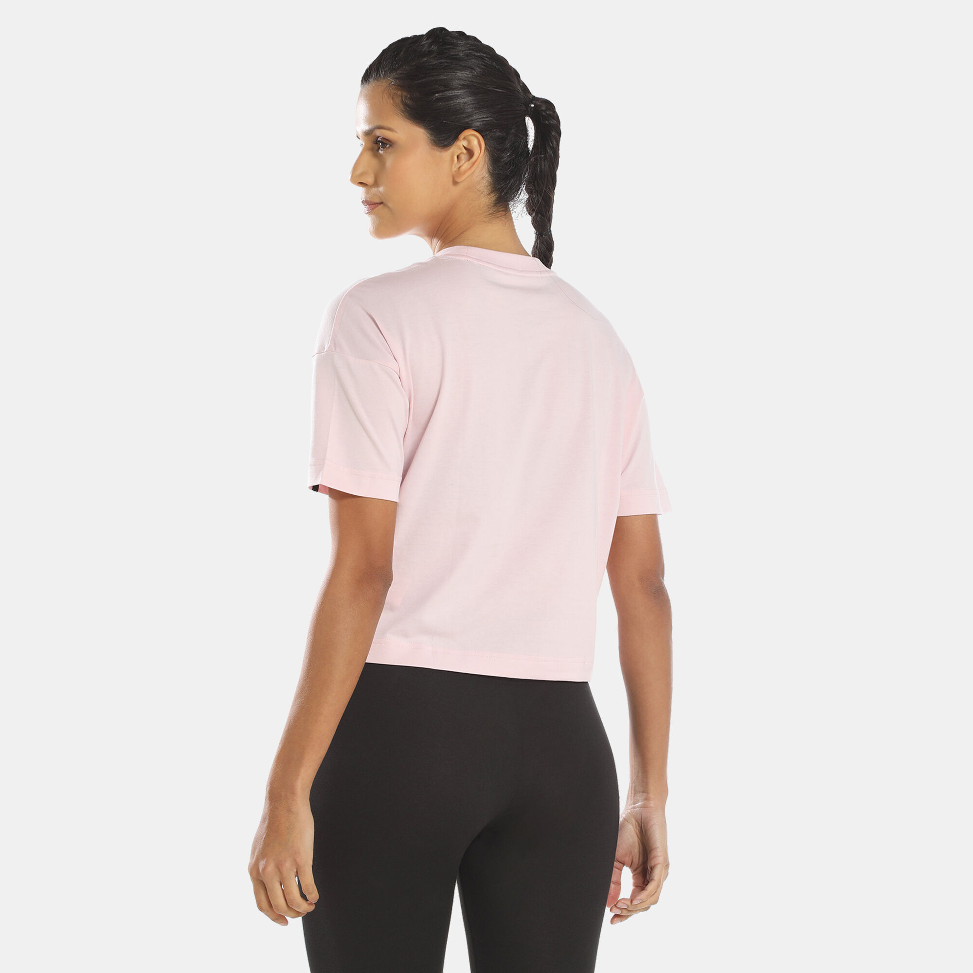 Puma tape logo cropped tee new arrivals