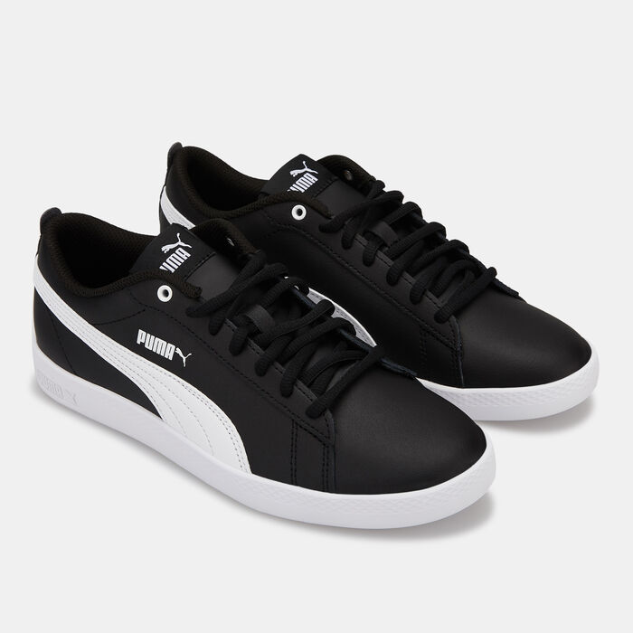 PUMA Women's Smash V2 Shoe Black PUMA Women's Smash V2 Shoe Black image number 1