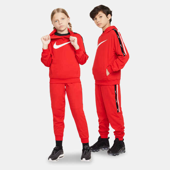 Nike Kids' Sportswear Club+ Hoodie Red Nike Kids' Sportswear Club+ Hoodie Red image number 2