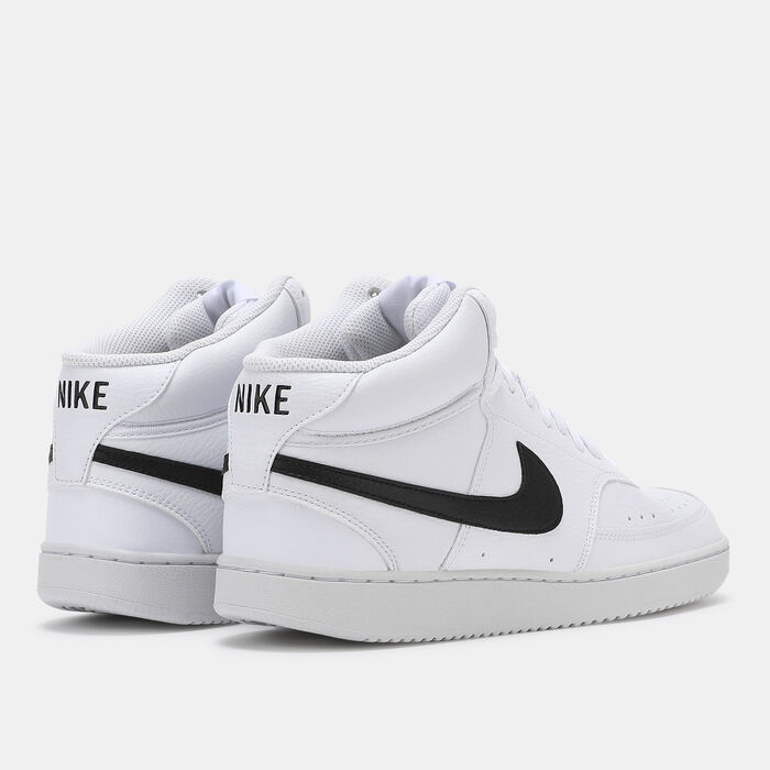 Nike Men's Court Vision Mid Next Nature Shoes White image number 2