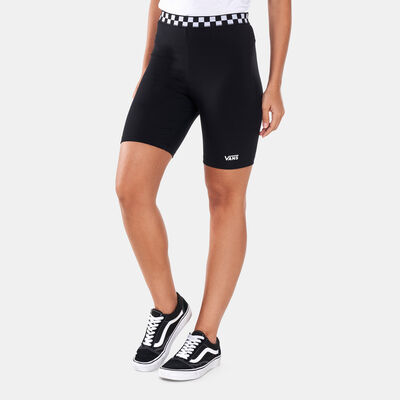 Vans Women's Checkerboard Legging Shorts Black Vans Women's Checkerboard Legging Shorts Black