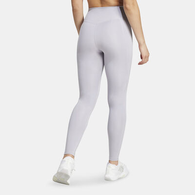 adidas Women's Optime Essentials Training Leggings Grey adidas Women's Optime Essentials Training Leggings Grey