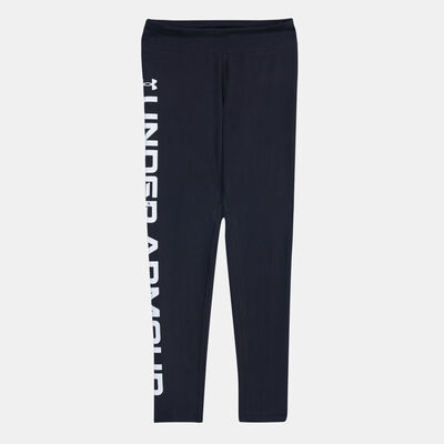 Under Armour Kids' SportStyle Branded Leggings Black