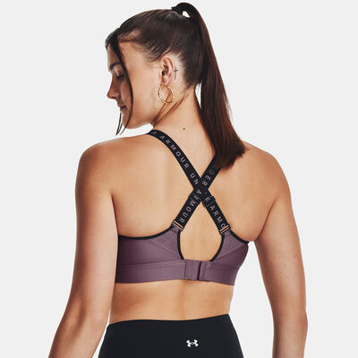 Under Armour Women's Infinity High-Support Training Sports Bra Purple
