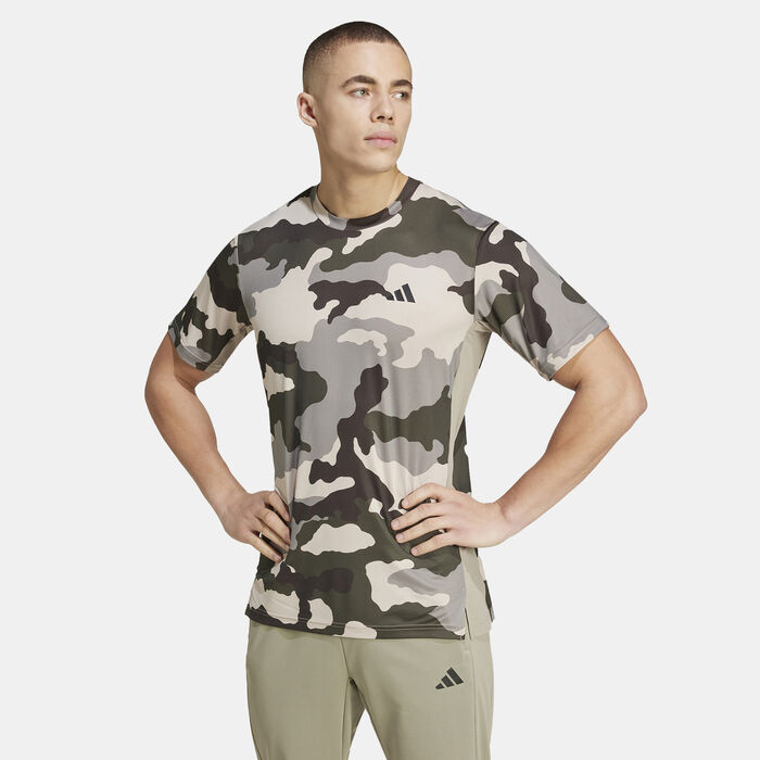 adidas Men's Train Essentials Camo Training T-Shirt Multi adidas Men's Train Essentials Camo Training T-Shirt Multi image number 0