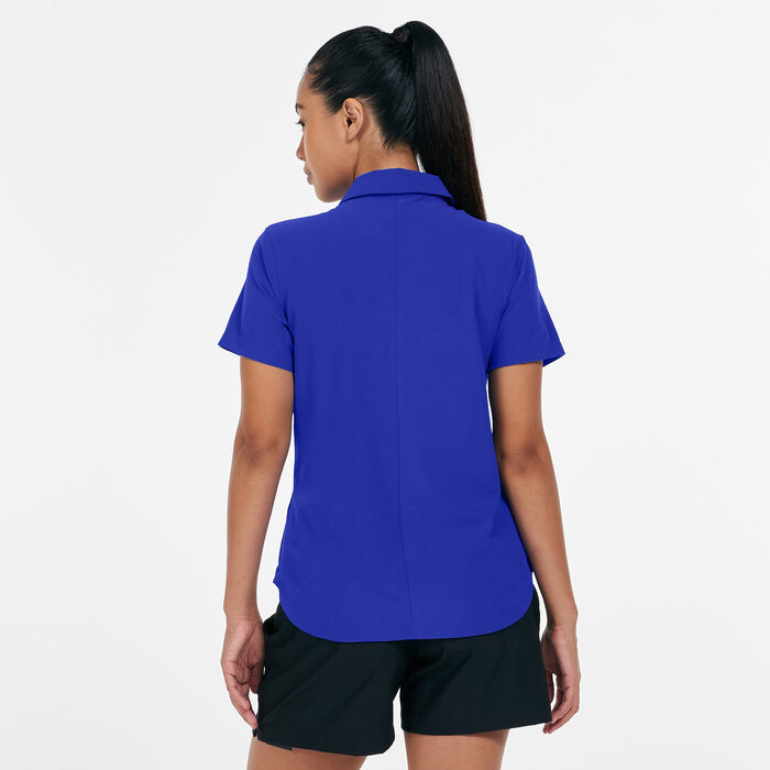 Nike Golf Women's Flex Ace Polo T-Shirt Purple image number 1